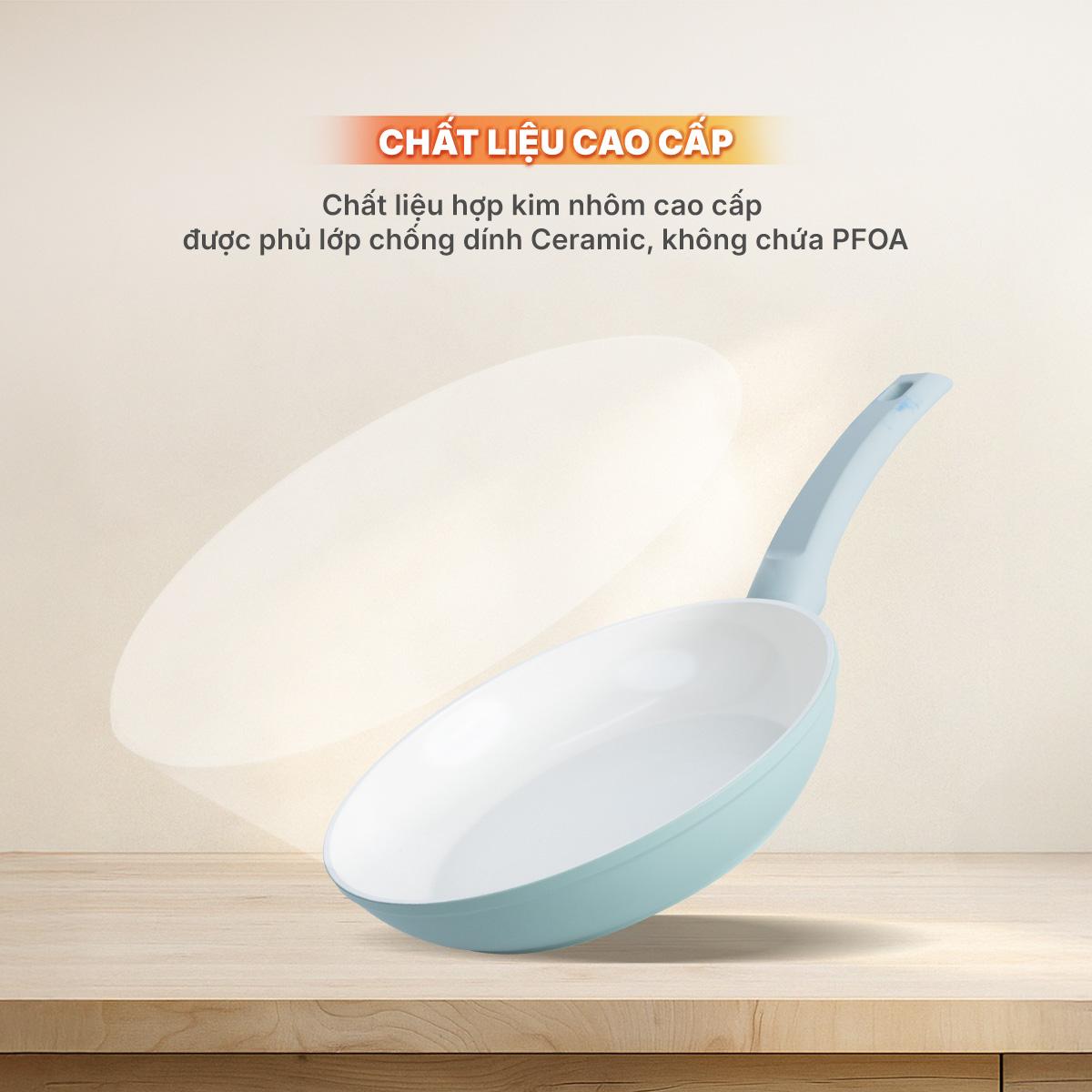 Chảo đơn chống dính, D24, 4mm