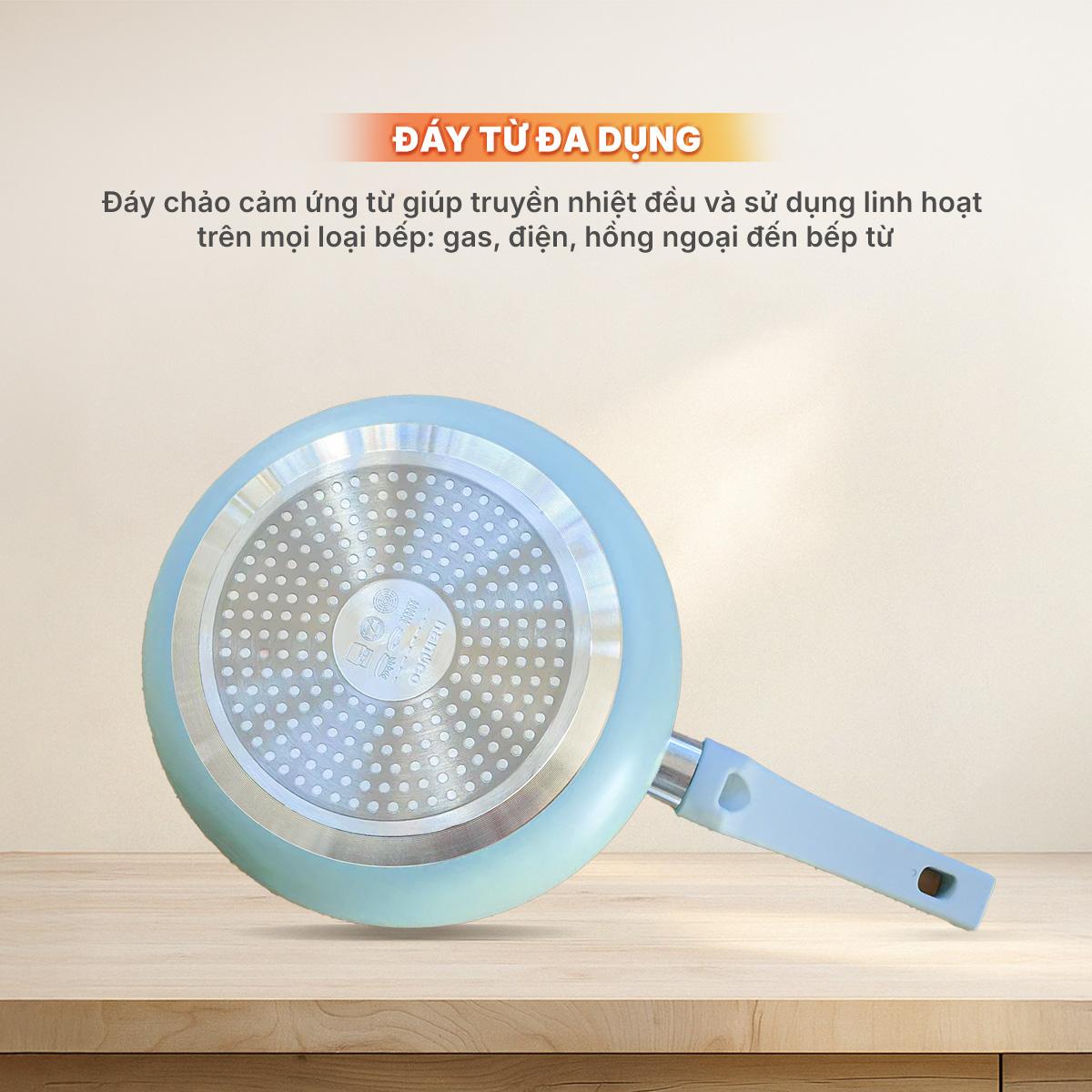 Chảo đơn chống dính lòng sâu, D24, 2.5mm