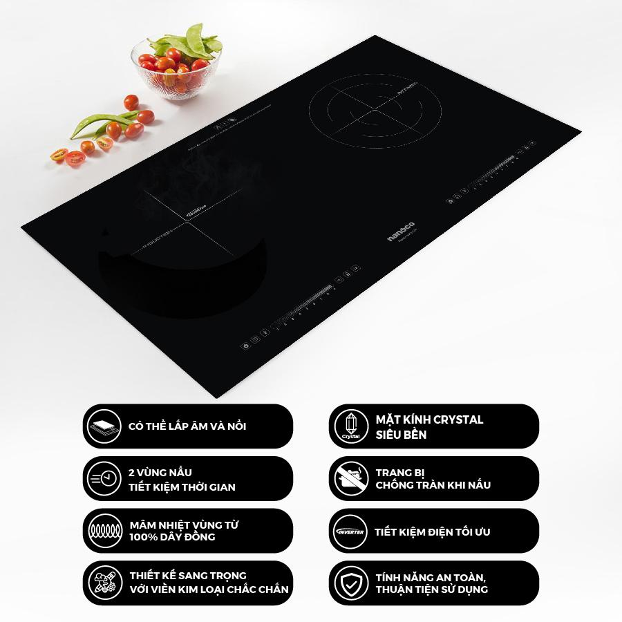 Bếp điện kết hợp từ-hồng ngoại, NICL290