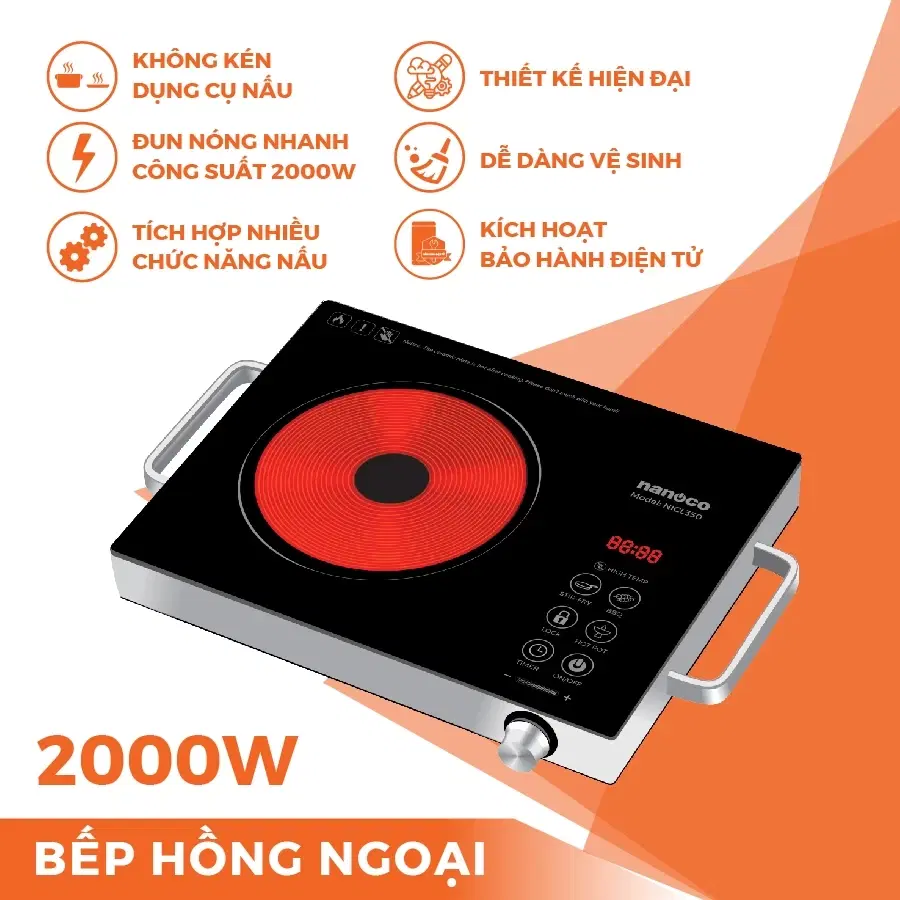 Bếp hồng ngoại Nanoco, NICL350