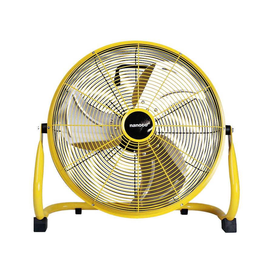Quạt sạc sàn, màu vàng, NRF1230L