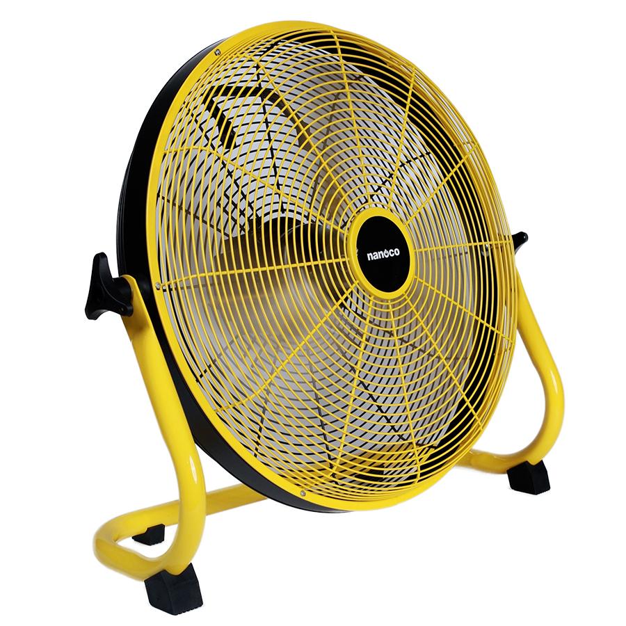Quạt sạc sàn, màu vàng, NRF1640L