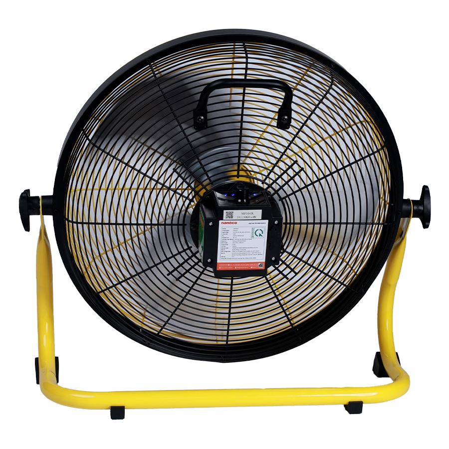 Quạt sạc sàn, màu vàng, NRF1640L