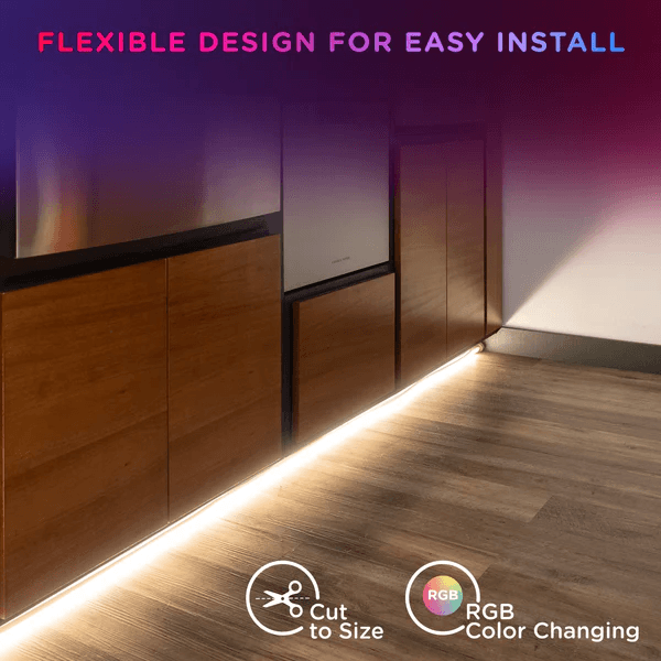 Enbrighten Vibe Tape Light, RGB, WIFI, IR remote, 24v, 50 ft