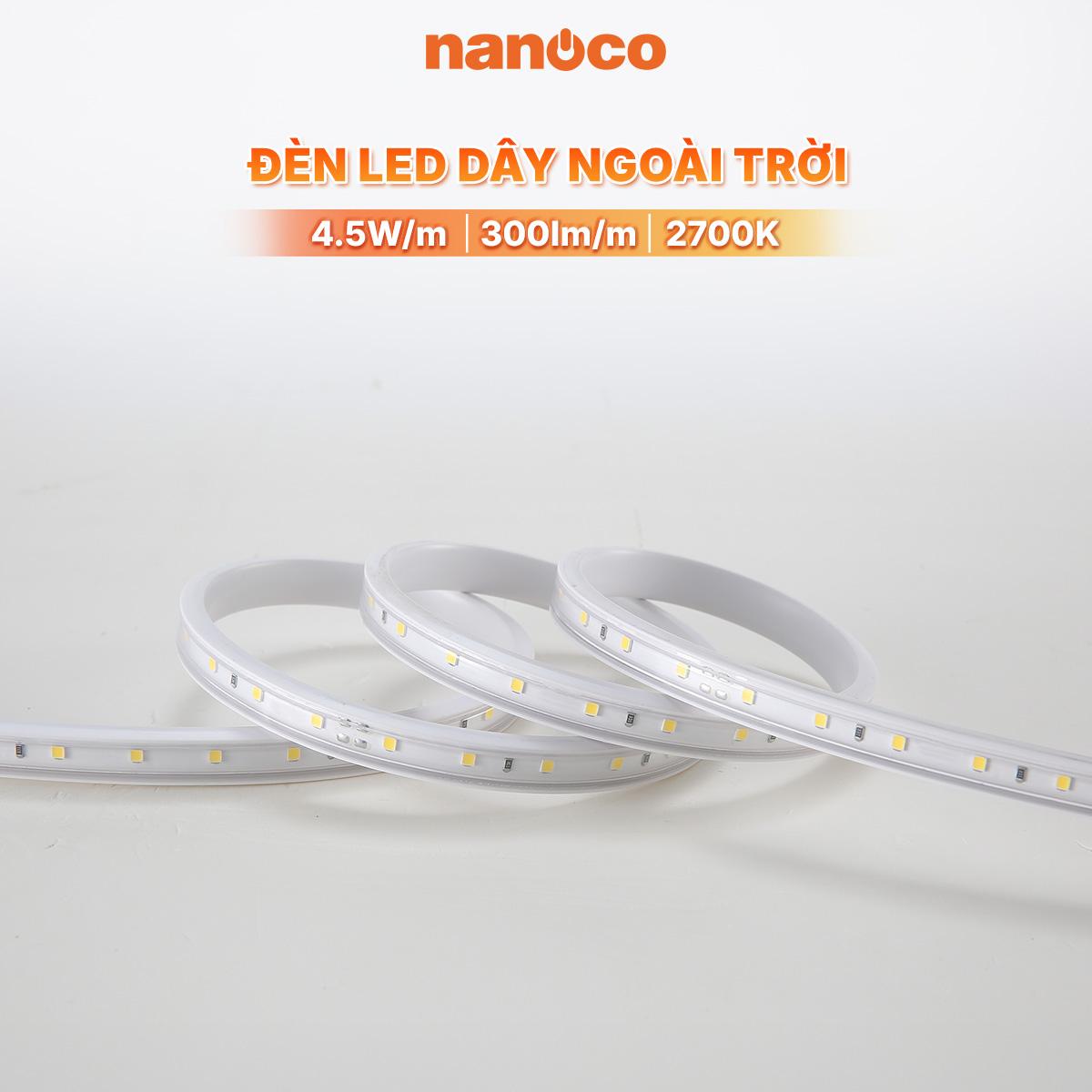 Đèn LED dây ngoài trời IP65 Nanoco 72P