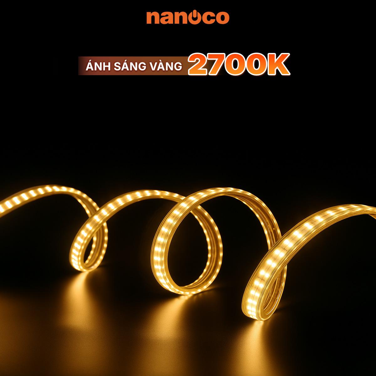 Đèn LED dây ngoài trời IP65 Nanoco 72P