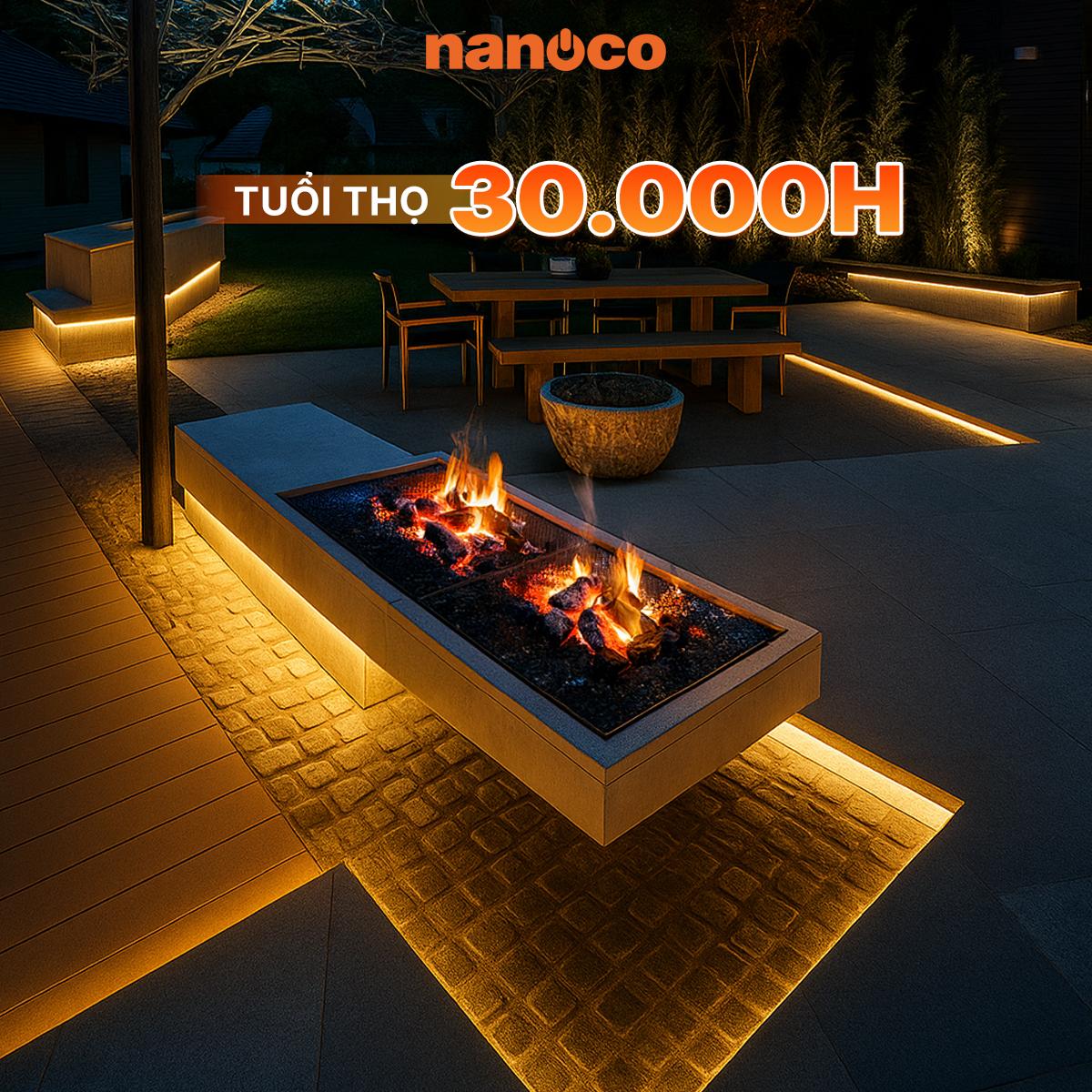 Đèn LED dây ngoài trời IP65 Nanoco 72P