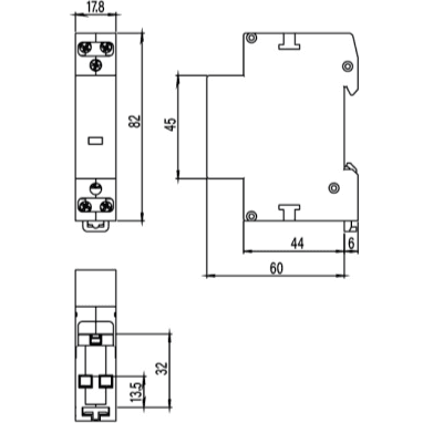 Khởi động từ dạng module DIN