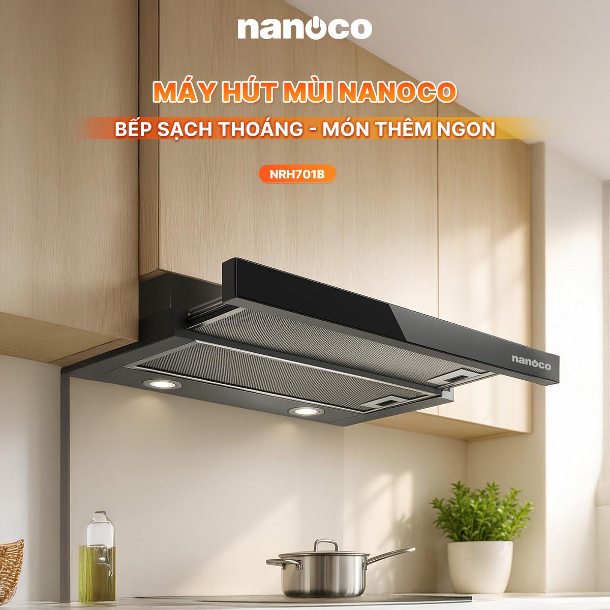 Hút mùi âm tủ, 70 cm, hút mùi NRH701B