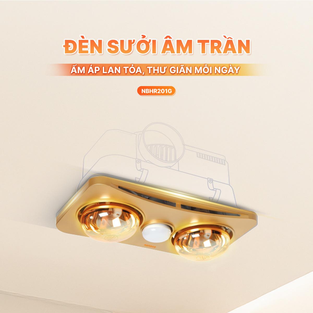 Đèn sưởi âm trần Nanoco