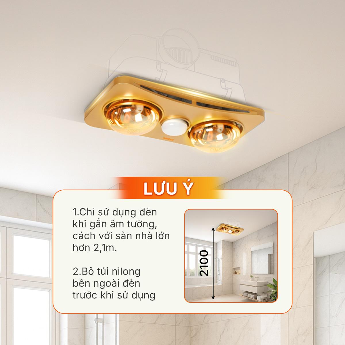 Đèn sưởi âm trần Nanoco