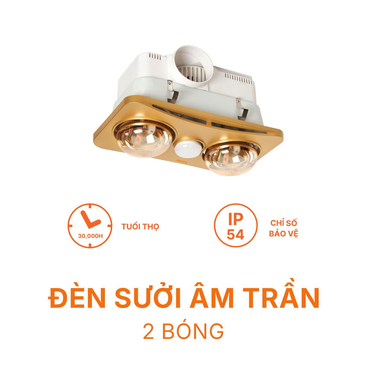 Đèn sưởi âm trần Nanoco