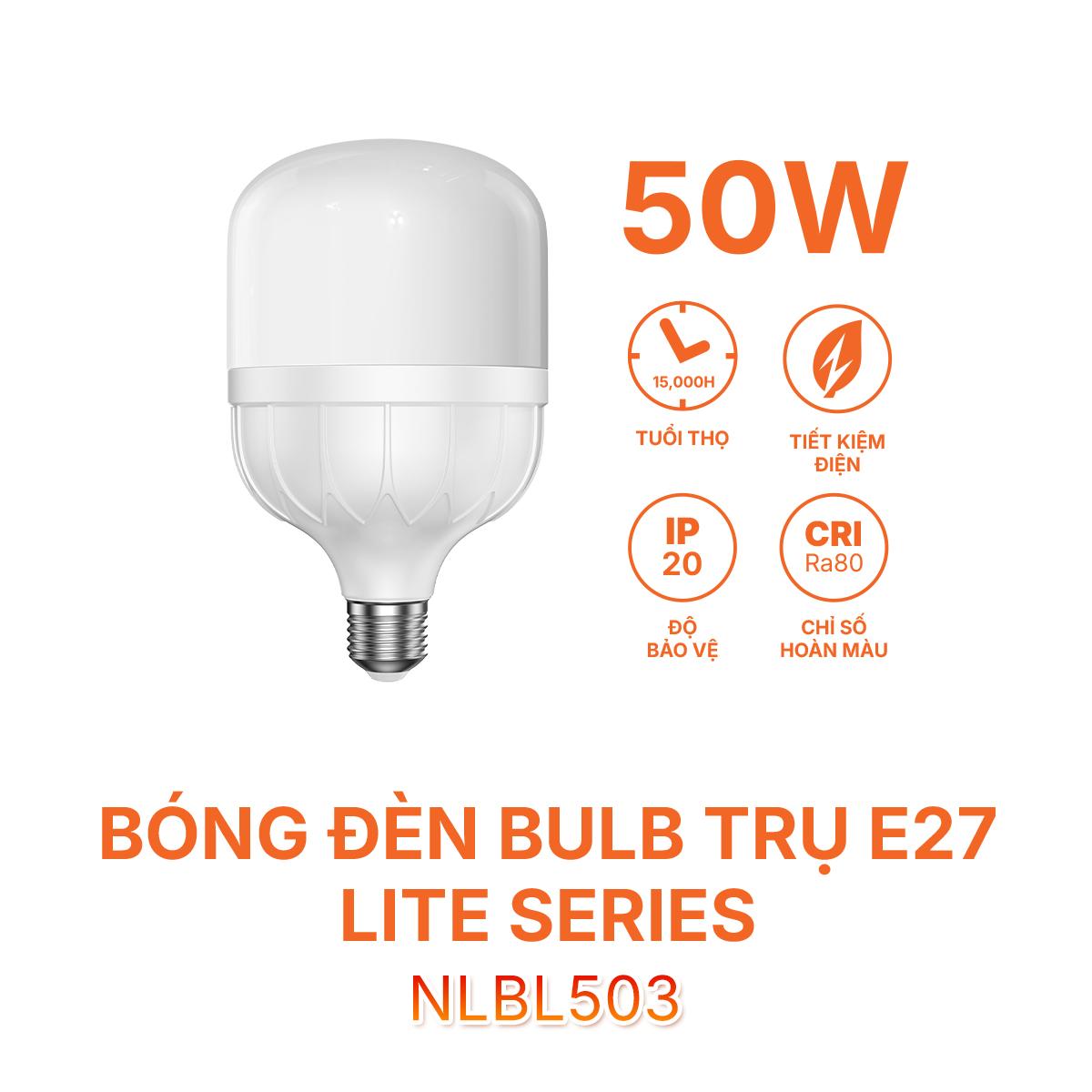 Bóng đèn Bulb trụ E27 - Lite Series Nanoco
