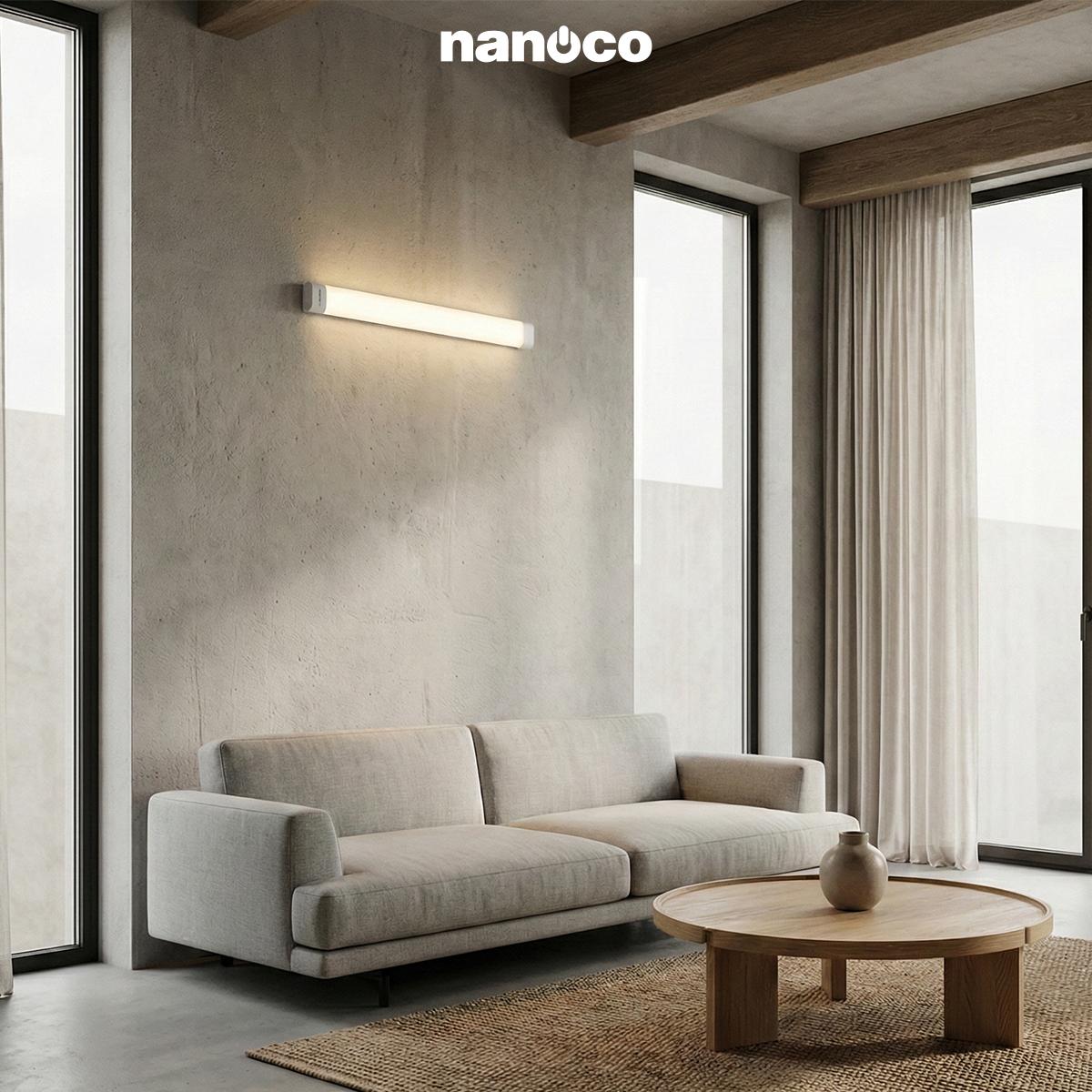 Đèn LED bán nguyệt Oval Nhựa Nanoco