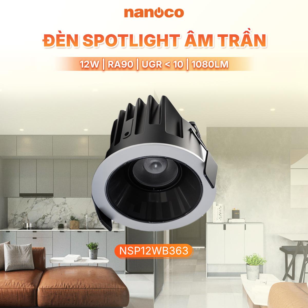 Đèn Spotlight âm trần Nanoco - Nova Series