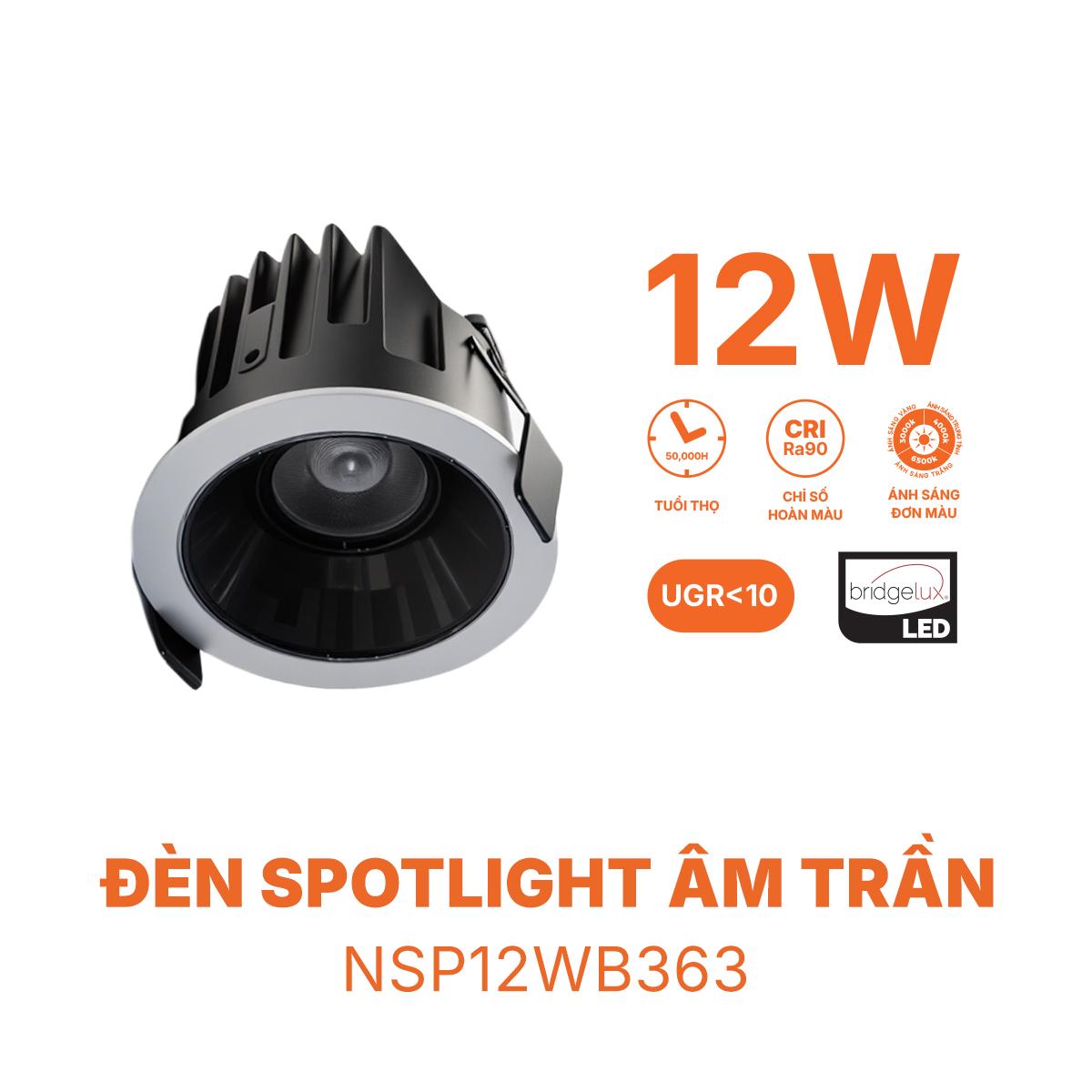 Đèn Spotlight âm trần Nanoco - Nova Series