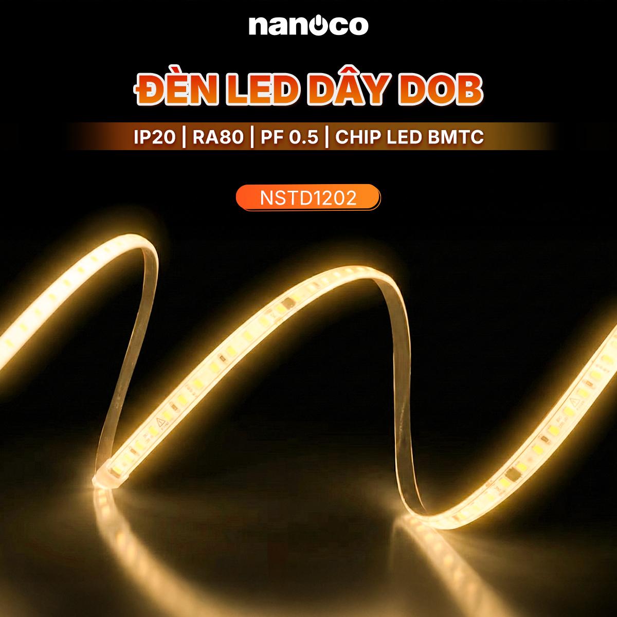 Đèn LED dây ngoài trời IP65 Nanoco - DOB Series
