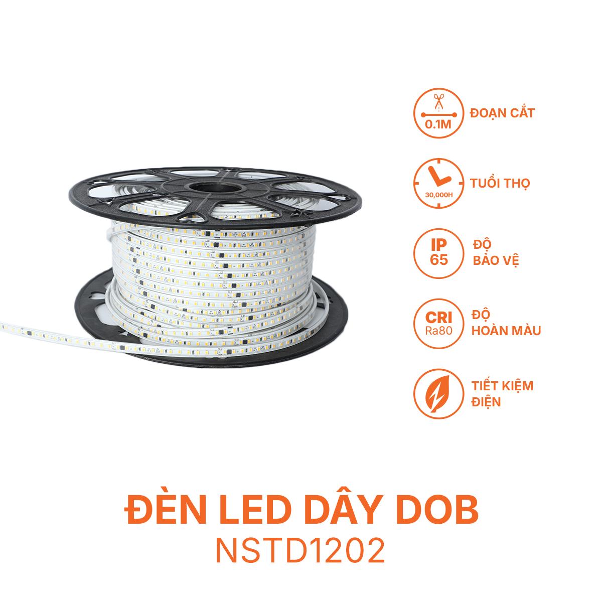 Đèn LED dây ngoài trời IP65 Nanoco - DOB Series