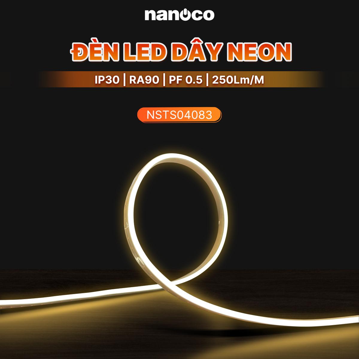 Đèn LED dây Neon DC24V IP65 Nanoco