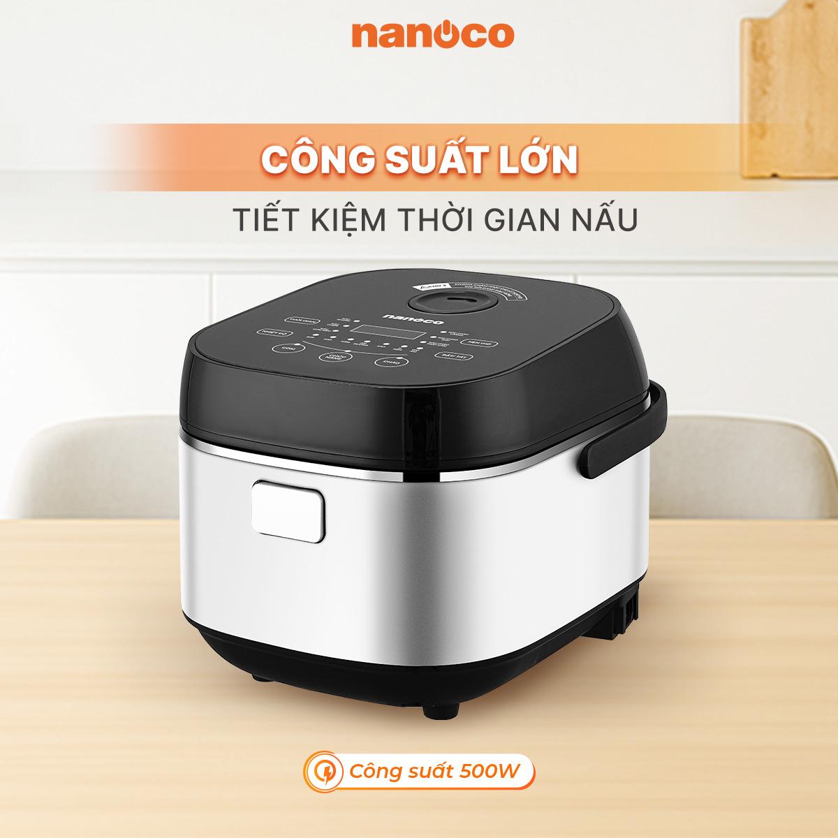 Nồi cơm điện nắp gài, 1.8L, màu đen