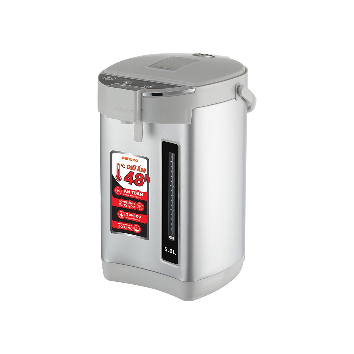 Bình thủy điện, 5.0L, màu xám, NETF501