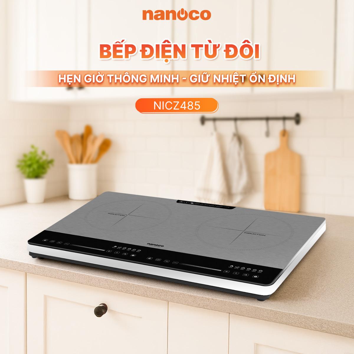 Bếp điện từ đôi Nanoco, NICZ485