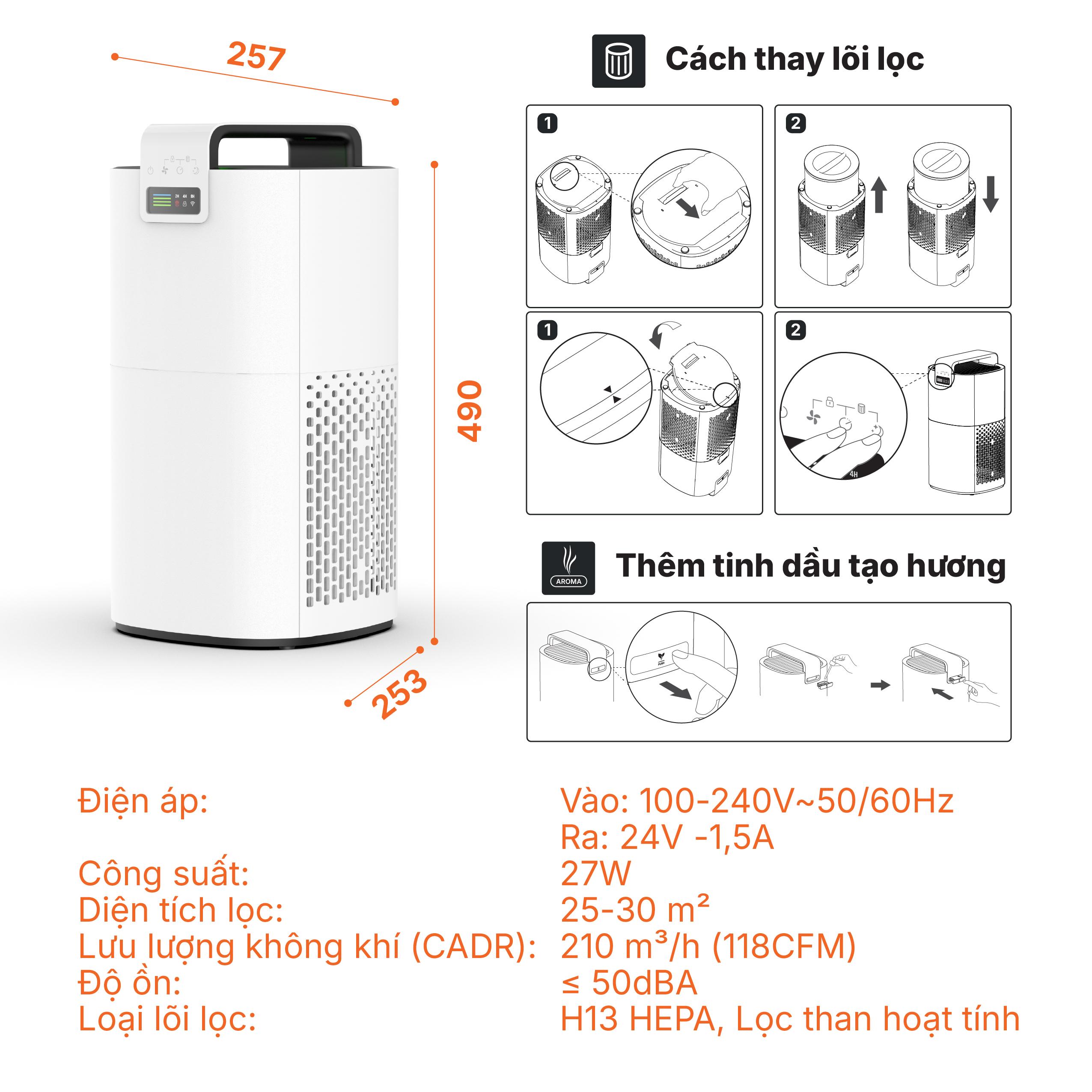 Máy lọc không khí NAP9933S