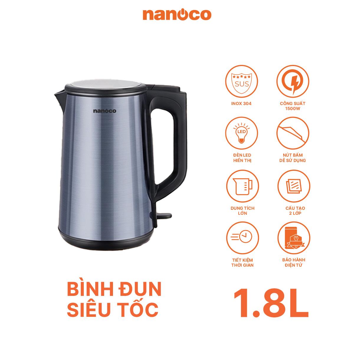 Bình đun siêu tốc, 1.8L, NKT1819