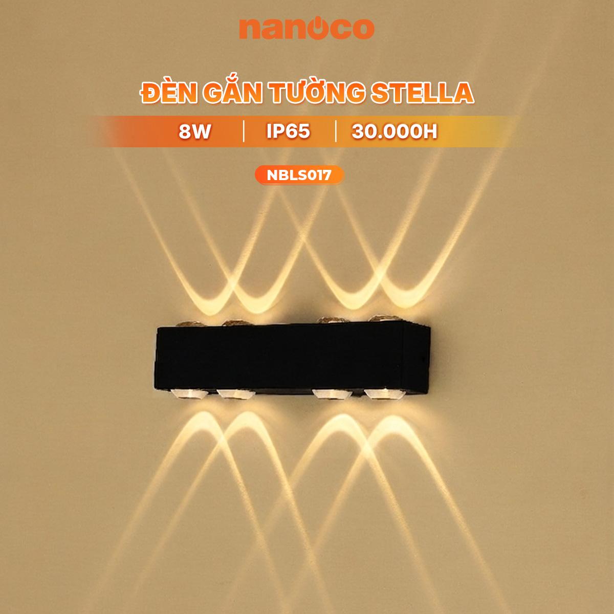 Đèn LED gắn tường IP65 Outdoor Nanoco - Stella Series