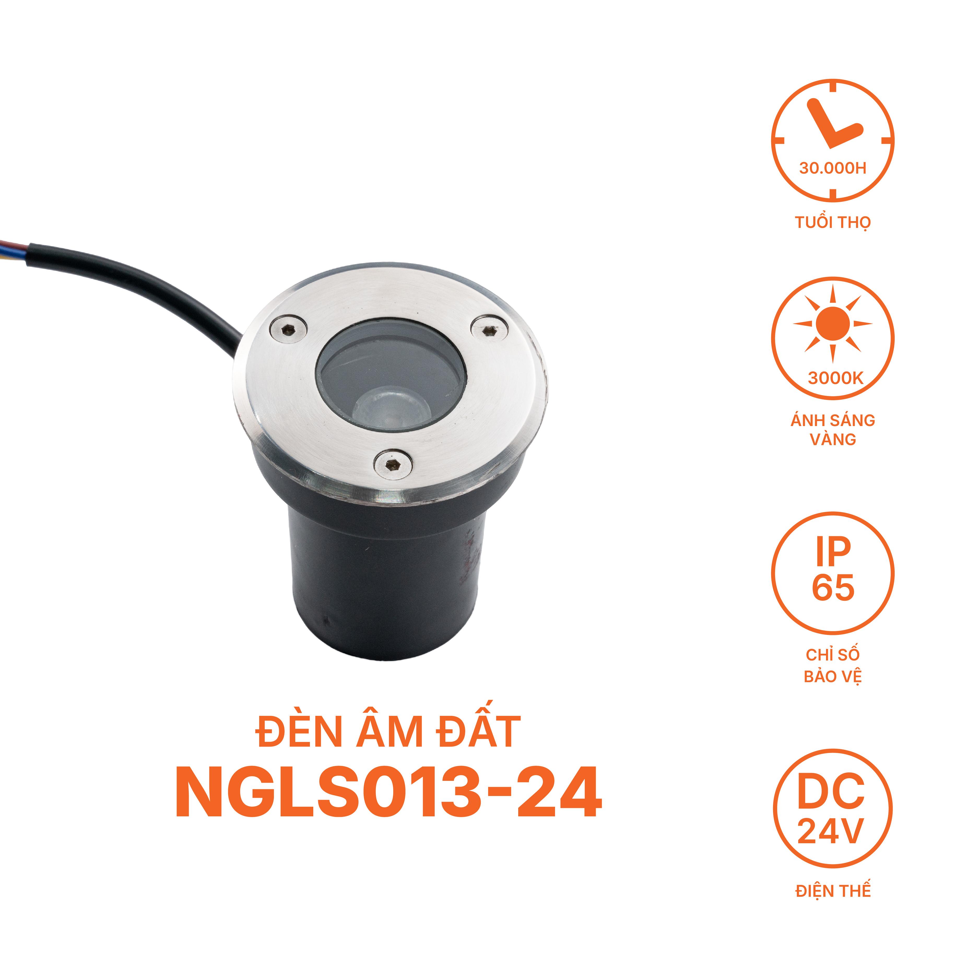 Đèn âm đất sân vườn DC24V Nanoco - Stella Series