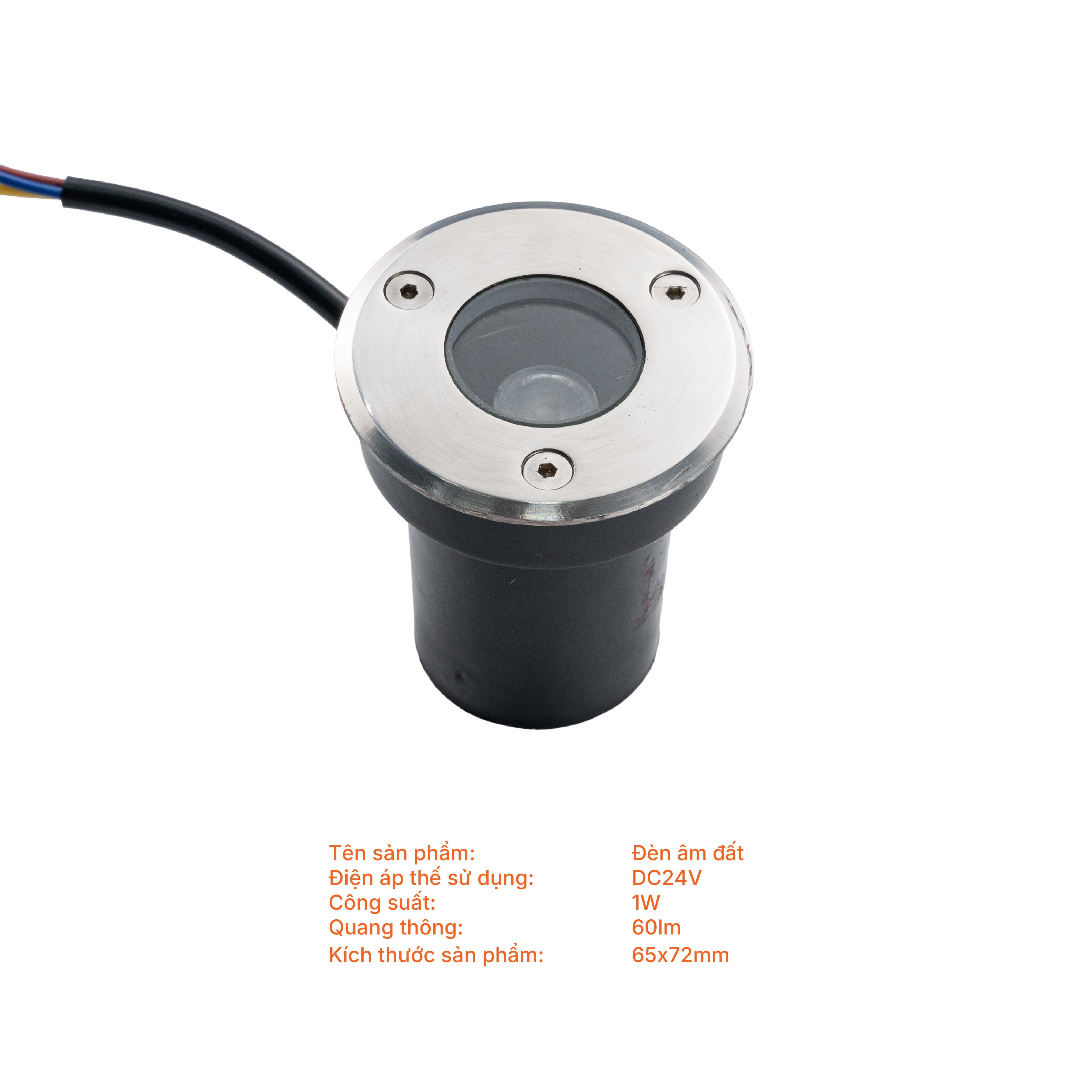 Đèn âm đất sân vườn DC24V Nanoco - Stella Series