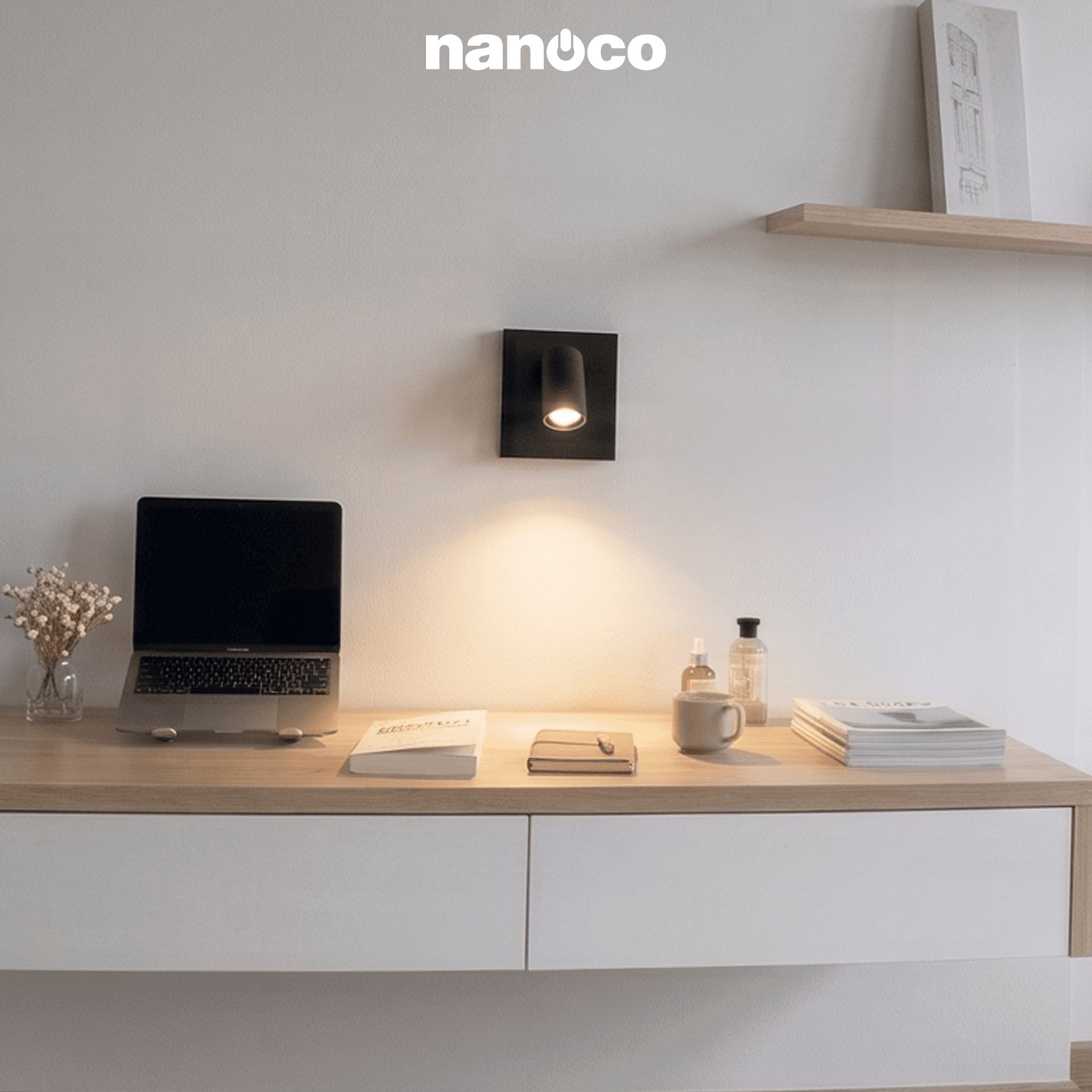 Đèn đọc sách âm tường Nanoco