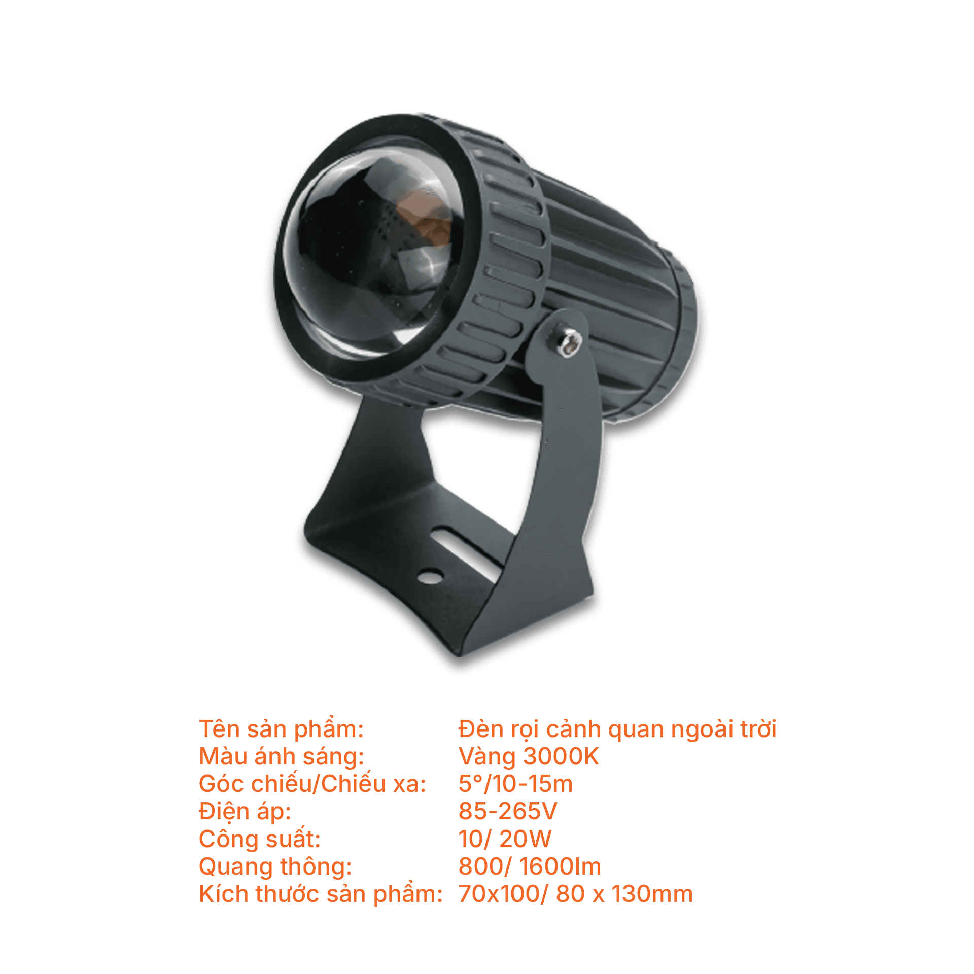 Đèn rọi cảnh quan ngoài trời Nanoco - Stella Series