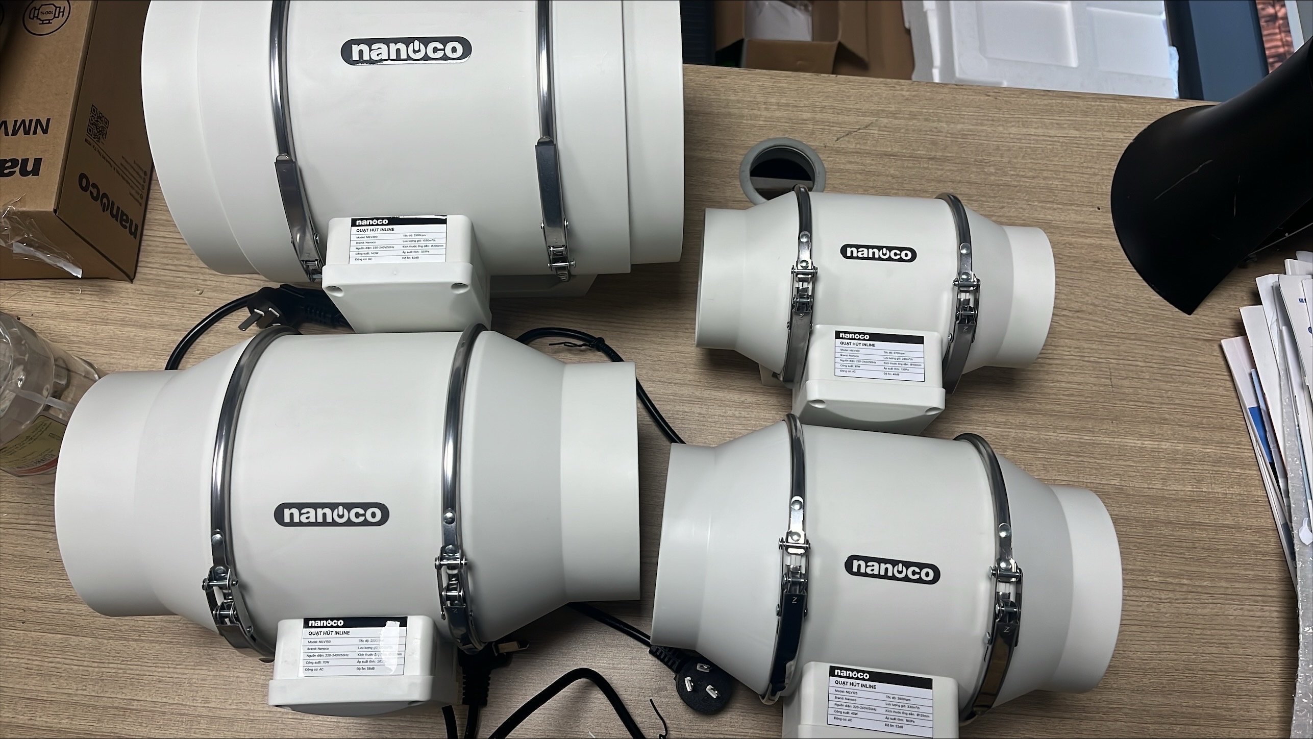 Quạt hút nối ống, đường kính ống 150mm